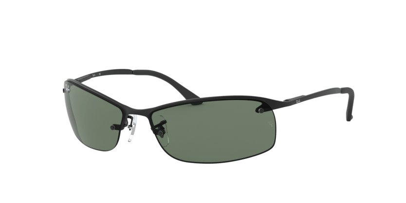 0RB3183 - Ray - Ban - Frame: Black - (Black 006/71) - Lens: Green - 63 MM - Ardor Eyewear