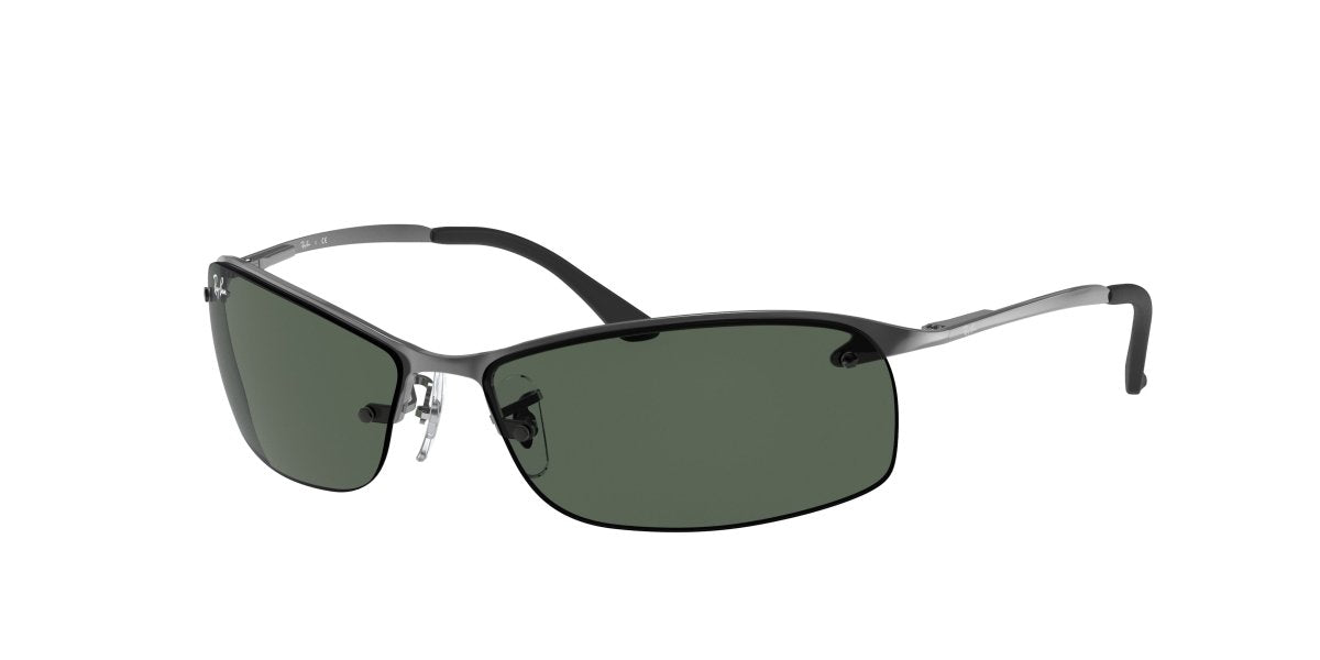 0RB3183 - Ray - Ban - Frame: Grey - (Gunmetal 004/71) - Lens: Dark Green - 63 MM - Ardor Eyewear