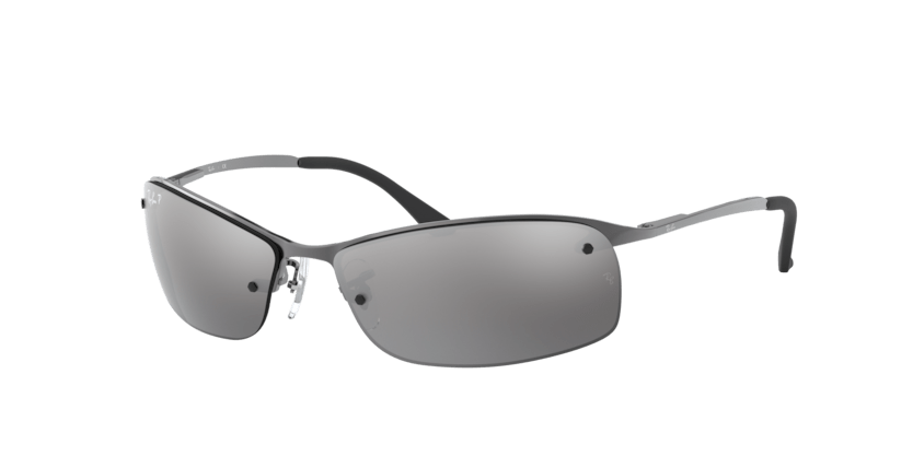 0RB3183 - Ray - Ban - Frame: Grey - (Gunmetal 004/82) - Lens: Silver Polarized - 63 MM - Ardor Eyewear