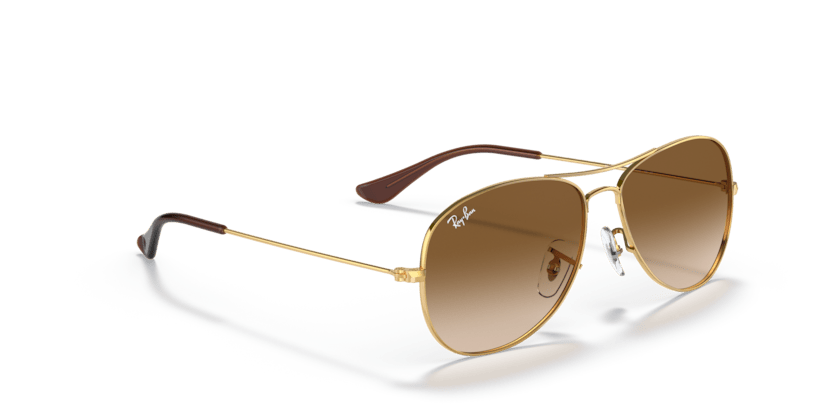 0RB3362 - Ray - Ban - Frame: Gold - (Arista Gold 001/51) - Lens: Light Brown Gradient - 56 MM - Ardor Eyewear