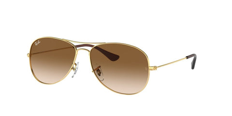 0RB3362 - Ray - Ban - Frame: Gold - (Arista Gold 001/51) - Lens: Light Brown Gradient - 56 MM - Ardor Eyewear