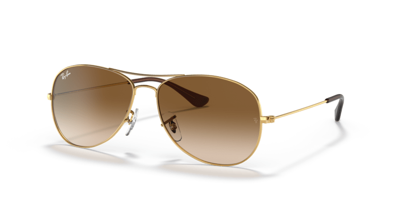 0RB3362 - Ray - Ban - Frame: Gold - (Arista Gold 001/51) - Lens: Light Brown Gradient - 56 MM - Ardor Eyewear