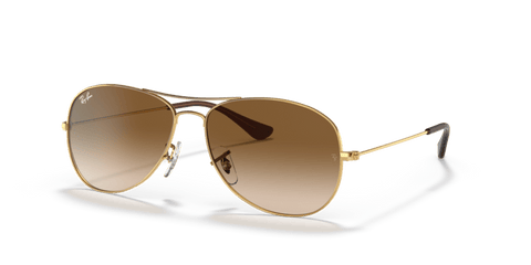 0RB3362 - Ray - Ban - Frame: Gold - (Arista Gold 001/51) - Lens: Light Brown Gradient - 56 MM - Ardor Eyewear