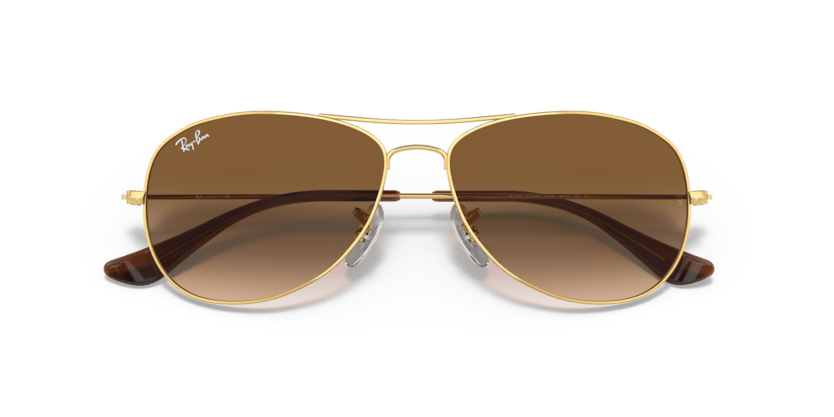 0RB3362 - Ray - Ban - Frame: Gold - (Arista Gold 001/51) - Lens: Light Brown Gradient - 56 MM - Ardor Eyewear