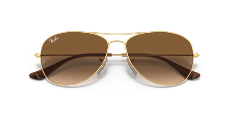 0RB3362 - Ray - Ban - Frame: Gold - (Arista Gold 001/51) - Lens: Light Brown Gradient - 56 MM - Ardor Eyewear