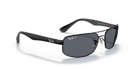 0RB3445 - Ray - Ban - Frame: Black - (Black 006/P2) - Lens: Grey Polarized - 61 MM - Ardor Eyewear