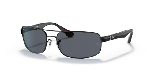 0RB3445 - Ray - Ban - Frame: Black - (Black 006/P2) - Lens: Grey Polarized - 61 MM - Ardor Eyewear