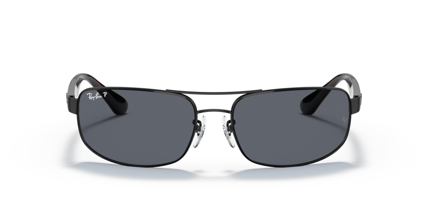 0RB3445 - Ray - Ban - Frame: Black - (Black 006/P2) - Lens: Grey Polarized - 61 MM - Ardor Eyewear