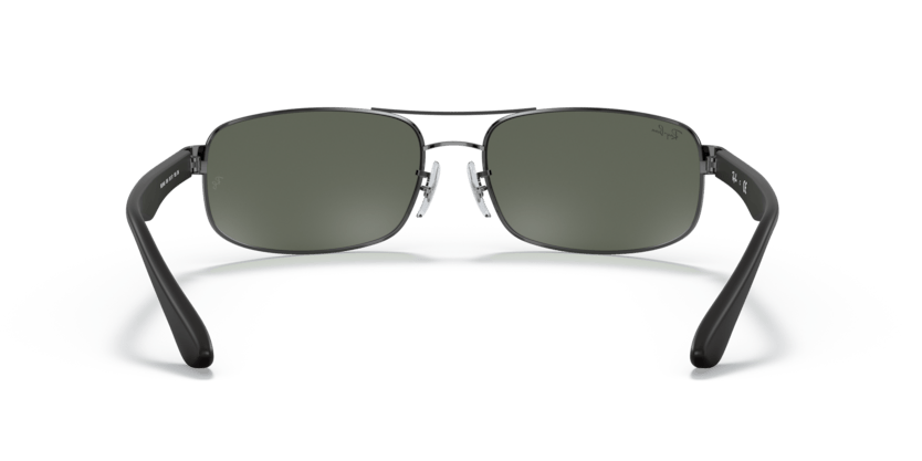 0RB3445 - Ray - Ban - Frame: Grey - (Gunmetal 004) - Lens: Green Classic G - 15 - 61 MM - Ardor Eyewear