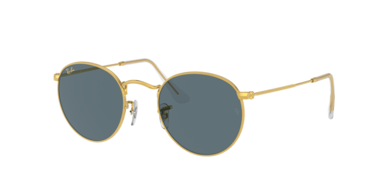 Gold - 0RB3447 8056597365130 Ray-Ban Sunglasses Man Round