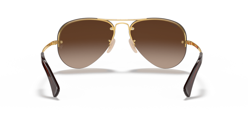 0RB3449 - Ray - Ban - Frame: Gold - (Arista Gold 001/13) - Lens: Brown Gradient - 59 MM - Ardor Eyewear