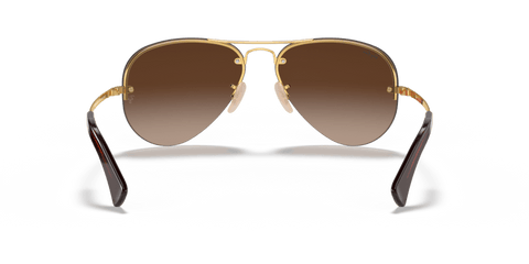 0RB3449 - Ray - Ban - Frame: Gold - (Arista Gold 001/13) - Lens: Brown Gradient - 59 MM - Ardor Eyewear