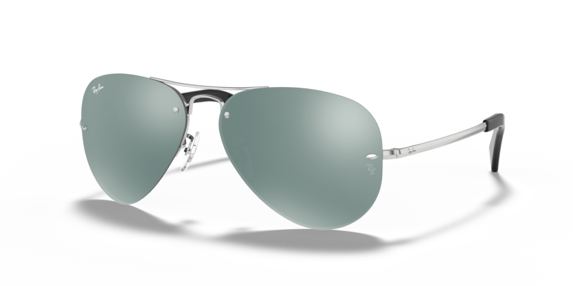 0RB3449 - Ray - Ban - Frame: Silver - (Silver 003/30) - Lens: Silver - 59 MM - Ardor Eyewear