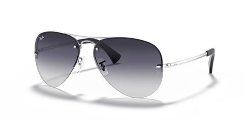 0RB3449 - Ray - Ban - Frame: Silver - (Silver 003/8G) - Lens: Grey Gradient - 59 MM - Ardor Eyewear