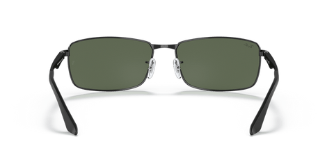 0RB3498 - Ray - Ban - Frame: Black - (Black 002/71) - Lens: Green - 61 MM - Ardor Eyewear