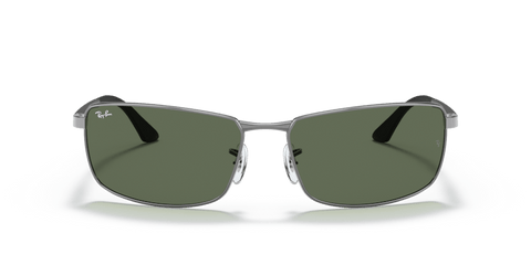 0RB3498 - Ray - Ban - Frame: Grey - (Gunmetal 004/71) - Lens: G - 15 Green - 61 MM - Ardor Eyewear