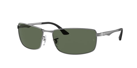 0RB3498 - Ray - Ban - Frame: Grey - (Gunmetal 004/71) - Lens: G - 15 Green - 61 MM - Ardor Eyewear