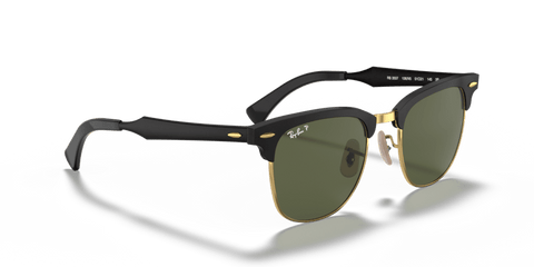 0RB3507 - Ray - Ban - Frame: Black - (Black On Gold 136/N5) - Lens: G - 15 Green Polarized - 51 MM - Ardor Eyewear