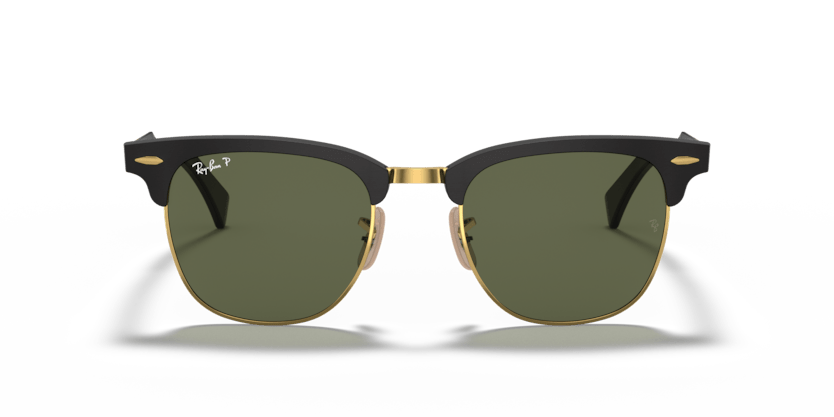 0RB3507 - Ray - Ban - Frame: Black - (Black On Gold 136/N5) - Lens: G - 15 Green Polarized - 51 MM - Ardor Eyewear