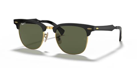 0RB3507 - Ray - Ban - Frame: Black - (Black On Gold 136/N5) - Lens: G - 15 Green Polarized - 51 MM - Ardor Eyewear