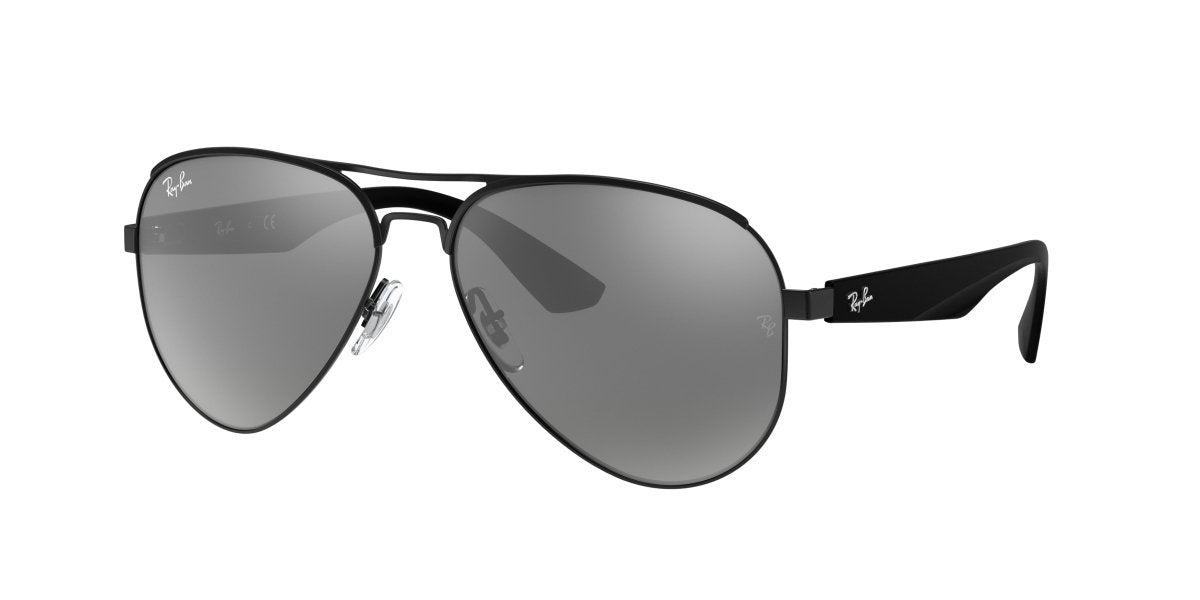 0RB3523 - Ray - Ban - Frame: Black - (Black 006/6G) - Lens: Grey Mirror Silver - 59 MM - Ardor Eyewear