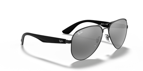 0RB3523 - Ray - Ban - Frame: Black - (Black 006/6G) - Lens: Grey Mirror Silver - 59 MM - Ardor Eyewear