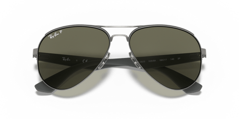 0RB3523 - Ray - Ban - Frame: Grey - (Gunmetal 029/9A) - Lens: G - 15 Green Polarized - 59 MM - Ardor Eyewear