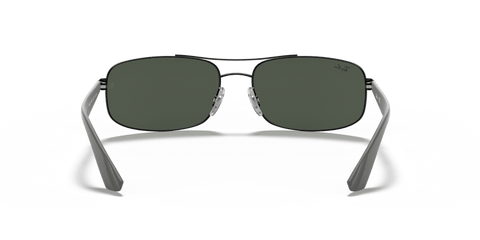 0RB3527 - Ray - Ban - Frame: Black - (Black 006/71) - Lens: Green - 61 MM - Ardor Eyewear