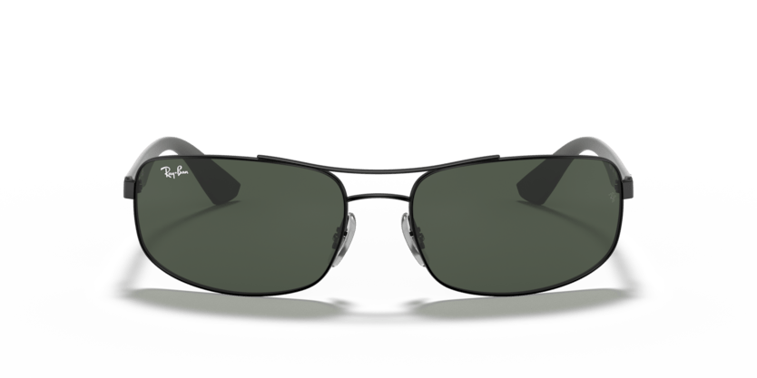 0RB3527 - Ray - Ban - Frame: Black - (Black 006/71) - Lens: Green - 61 MM - Ardor Eyewear