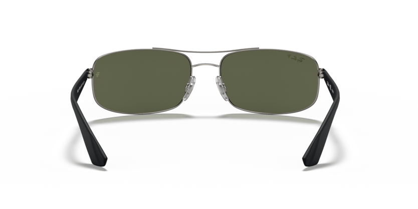 0RB3527 - Ray - Ban - Frame: Grey - (Gunmetal 029/9A) - Lens: G - 15 Green Polarized - 61 MM - Ardor Eyewear