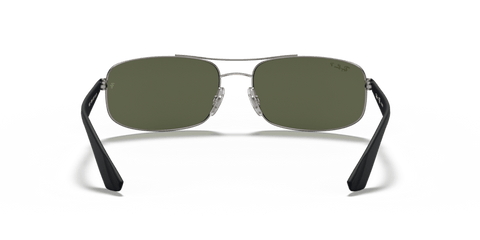 0RB3527 - Ray - Ban - Frame: Grey - (Gunmetal 029/9A) - Lens: G - 15 Green Polarized - 61 MM - Ardor Eyewear