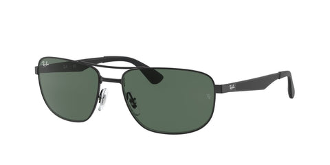 0RB3528 - Ray - Ban - Frame: Black - (Black 006/71) - Lens: Green - 61 MM - Ardor Eyewear