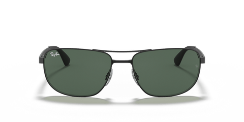 0RB3528 - Ray - Ban - Frame: Black - (Black 006/71) - Lens: Green - 61 MM - Ardor Eyewear