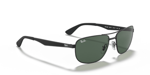 0RB3528 - Ray - Ban - Frame: Black - (Black 006/71) - Lens: Green - 61 MM - Ardor Eyewear