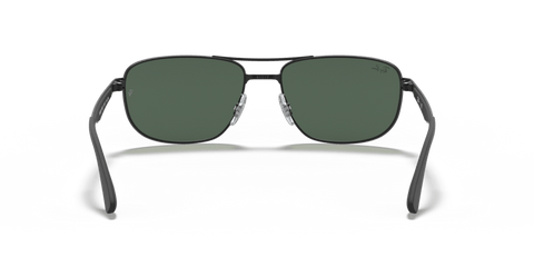 0RB3528 - Ray - Ban - Frame: Black - (Black 006/71) - Lens: Green - 61 MM - Ardor Eyewear