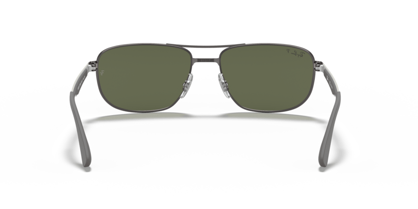 0RB3528 - Ray - Ban - Frame: Grey - (Gunmetal 029/9A) - Lens: G - 15 Green Polarized - 61 MM - Ardor Eyewear