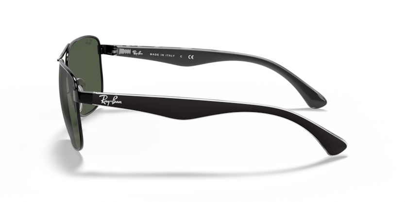 0RB3533 - Ray - Ban - Frame: Black - (Black 002/71) - Lens: Green - 57 MM - Ardor Eyewear