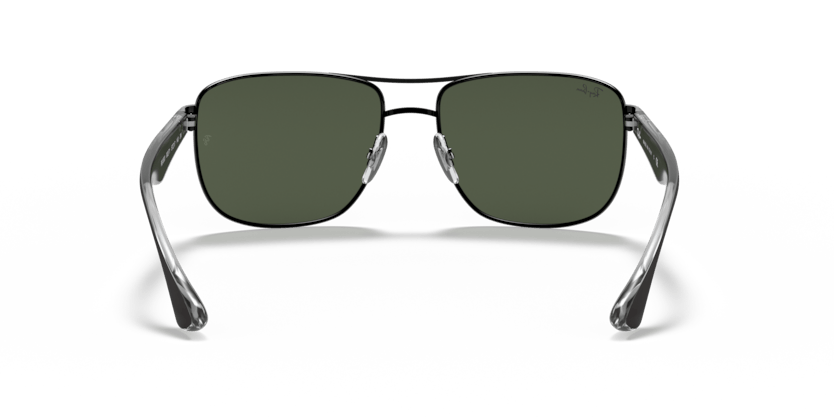 0RB3533 - Ray - Ban - Frame: Black - (Black 002/71) - Lens: Green - 57 MM - Ardor Eyewear