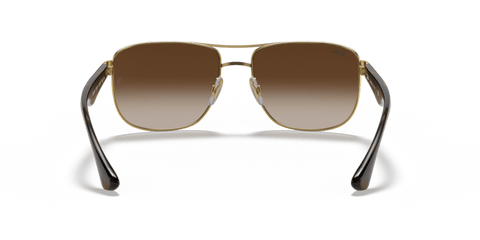 0RB3533 - Ray - Ban - Frame: Gold - (Arista Gold 001/13) - Lens: Brown Gradient Dark Brown - 57 MM - Ardor Eyewear