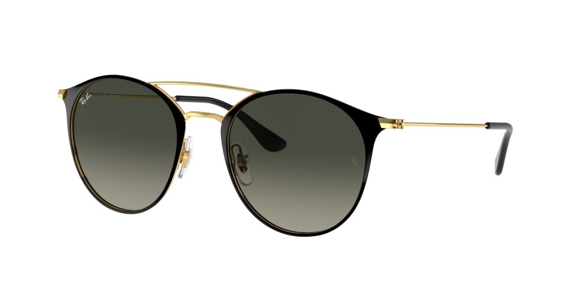 0RB3546 - Ray - Ban - (Black On Gold) Grey Gradient - 52 - 20 - 145 MM - Ardor Eyewear 8053672672343