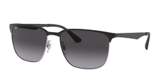 0RB3569 - Ray - Ban - (Black On Silver) Light Grey Gradient Dark Grey - 59 - 17 - 145 MM - Ardor Eyewear 8053672828870