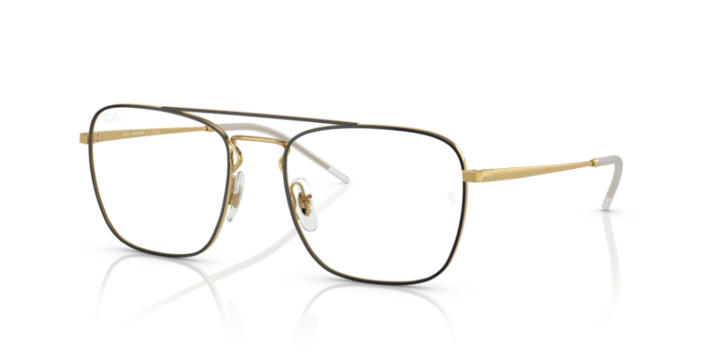 Black On Gold - 0RB3588 8056597794824 Ray-Ban Sunglasses Man Square