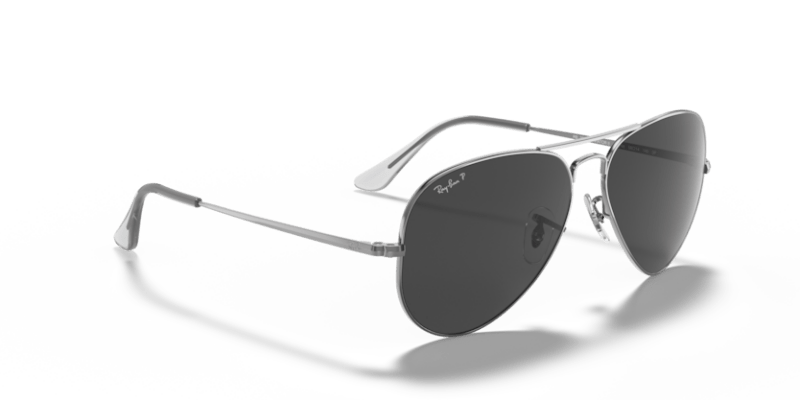 Gunmetal - 0RB3689 8056597260534 Ray-Ban Sunglasses Unisex Pilot