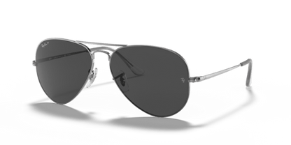 Gunmetal - 0RB3689 8056597260534 Ray-Ban Sunglasses Unisex Pilot