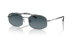 0RB3719 - Ray - Ban - (Gunmetal) Dark Blue Polarized - 51 - 20 - 140 MM - Ardor Eyewear 8056597935647