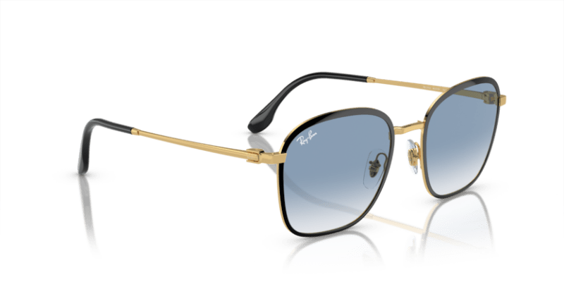 Ray-Ban 0RB3720 Black On Gold 8056597935715