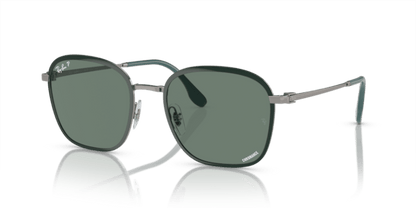 Ray-Ban 0RB3720 Green On Gunmetal 8056597935739