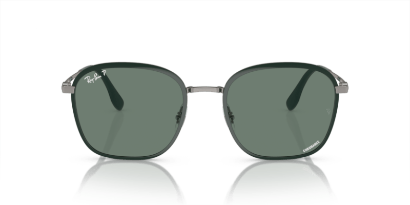 Ray-Ban 0RB3720 Green On Gunmetal 8056597935739