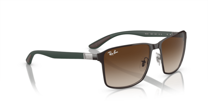 Brown On Gunmetal - 0RB3721 8056597936644