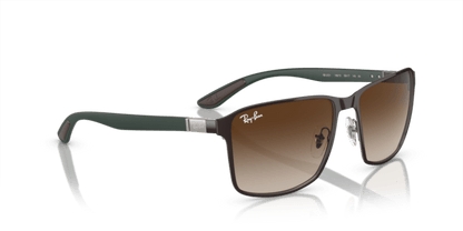 Brown On Gunmetal - 0RB3721 8056597936644